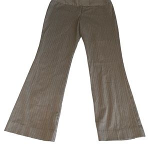 S + D pinstripe pants tan bootcut low rise y2k retro vintage trousers 6